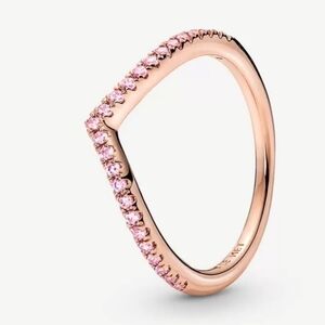 Pandora Timeless Wish Sparkling Pink Ring size 48